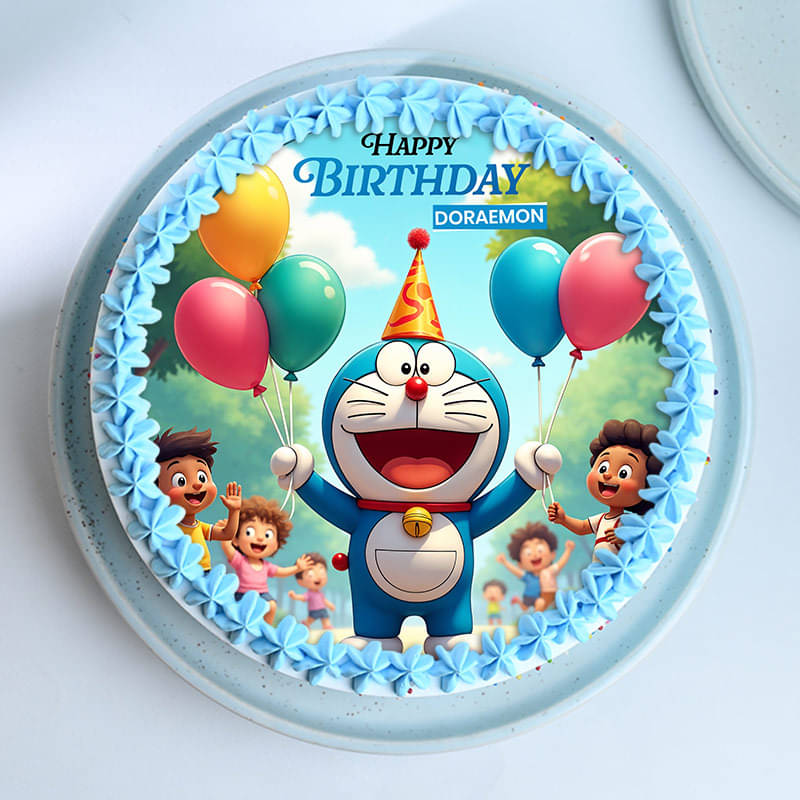 Doraemon Joy Birthday Cake