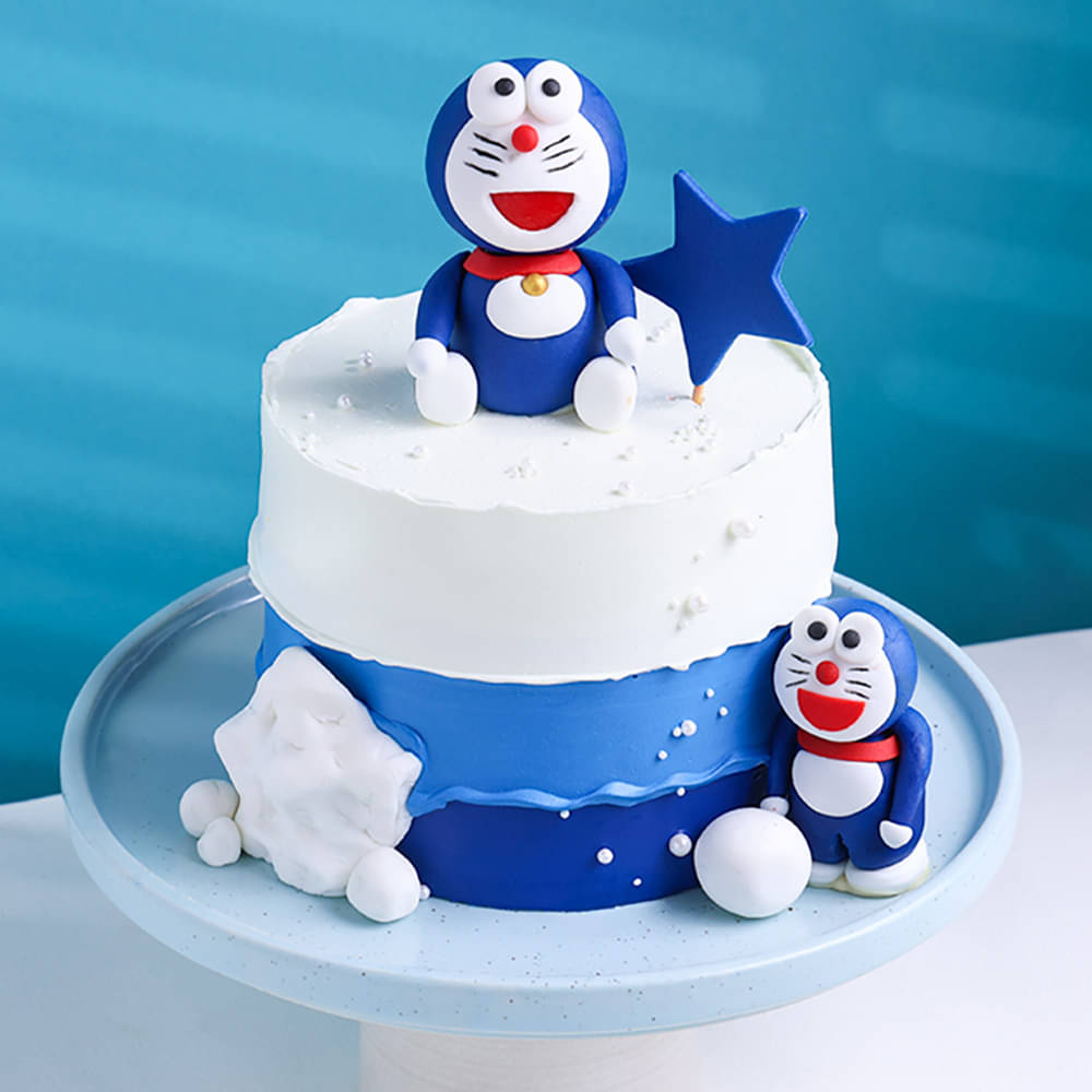 Doraemon Snows N Stars Cake