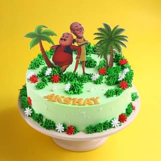Double Trouble Motu Patlu Cake