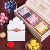 Dragee Trio With Vibrant Rakhi