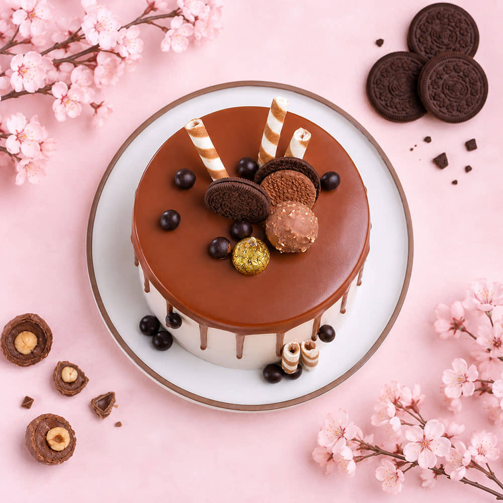 Drip Drop Tall Milk Choco Cake