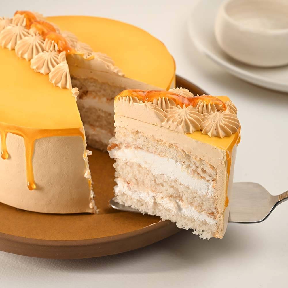 Butterscotch Drizzle Drip Cake