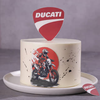 Ducati Bike Theme Cake