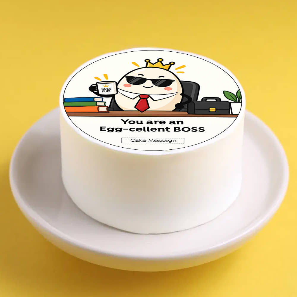 Eggcellent Boss Bento Cake