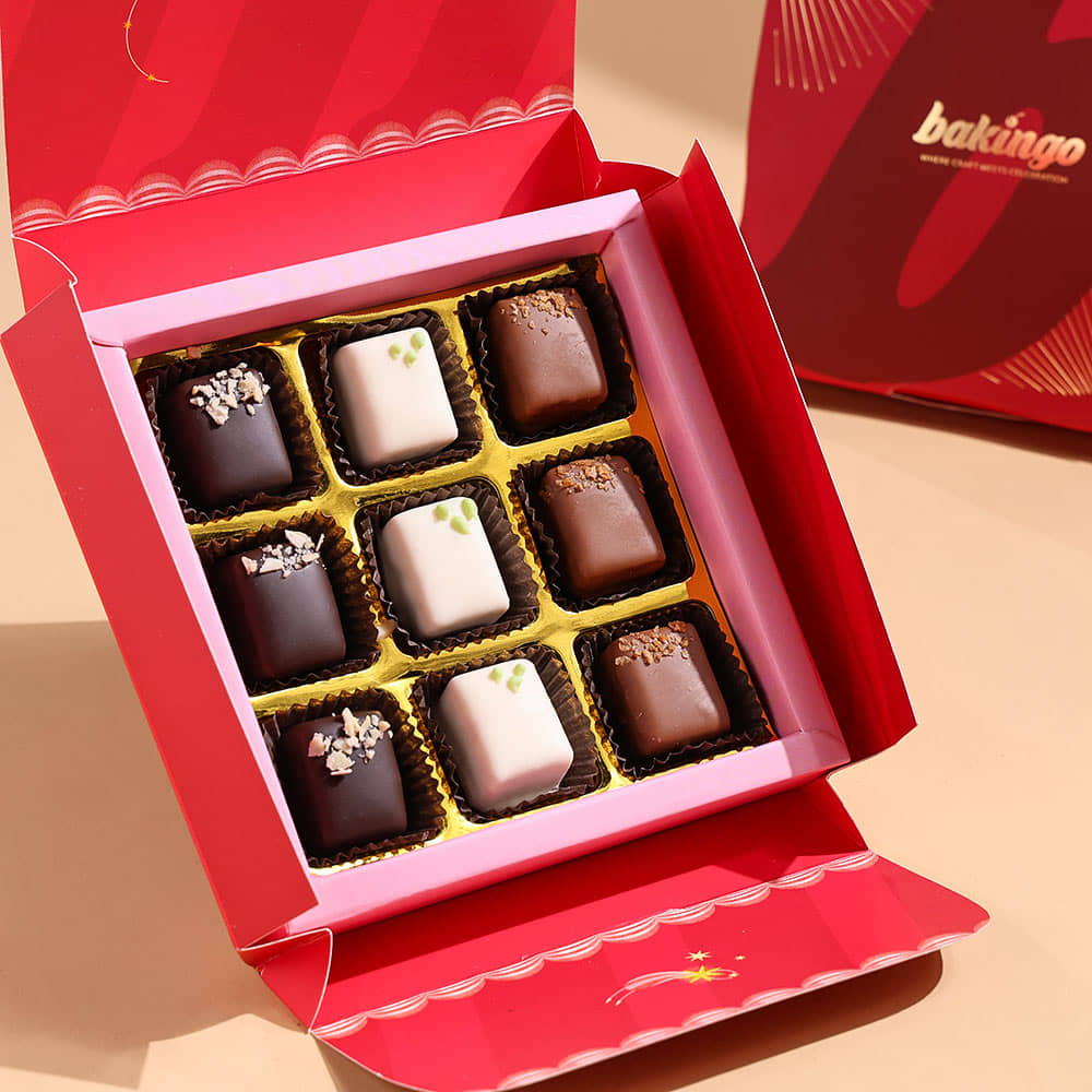 Eggless Choco Pralines Festive Box