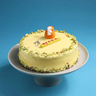 Eggless Rasmalai Matka Janmashtami Cake 