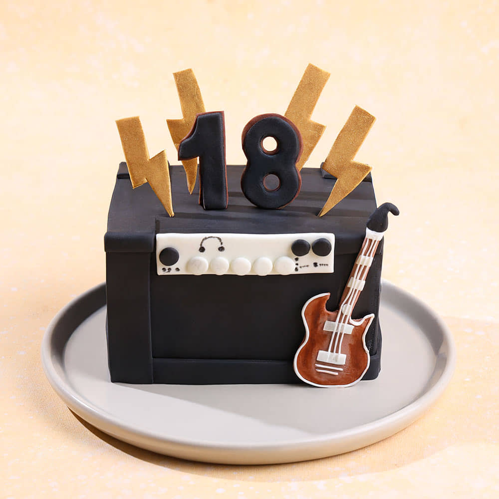 Electric Guitar Amplifier Cake