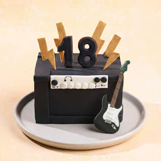 Electric Guitar Amplifier Cake Electric Guitar Amplifier Cake