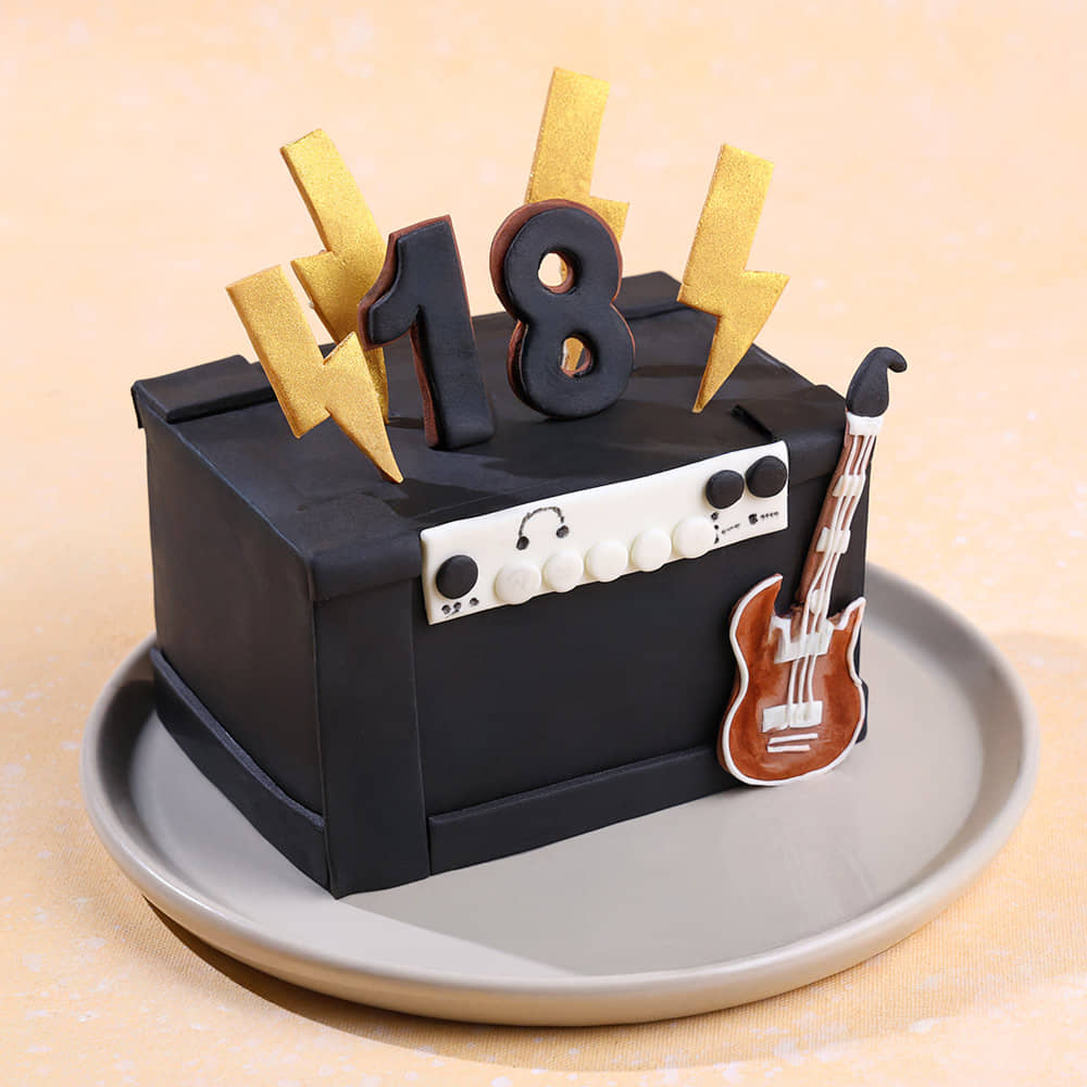 Electric Guitar Amplifier Cake
