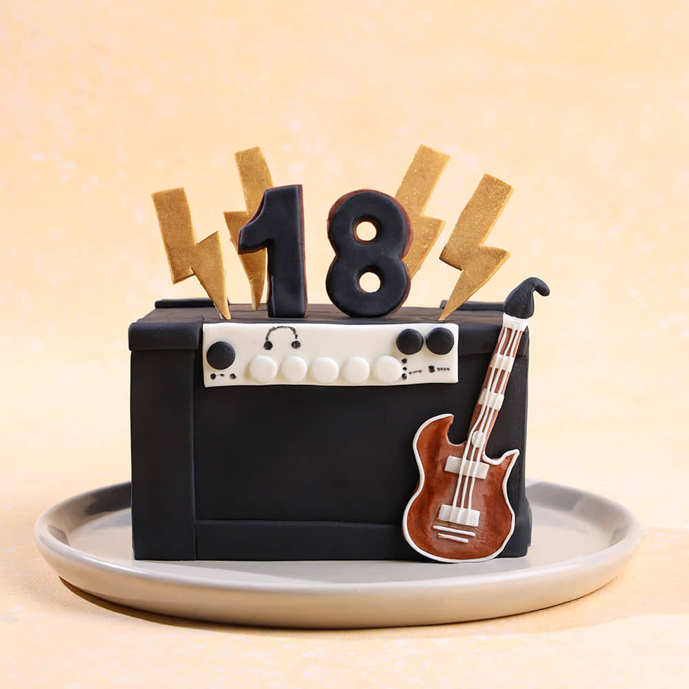 Electric Guitar Amplifier Cake