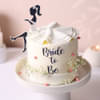 Elegant Bride To Be Cake