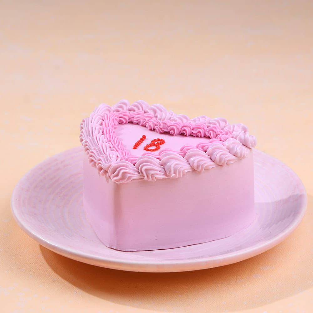 Top View of Elegant Eighteen Bento Cake