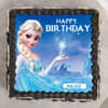 Top View of Elsa Ice Delight Cake