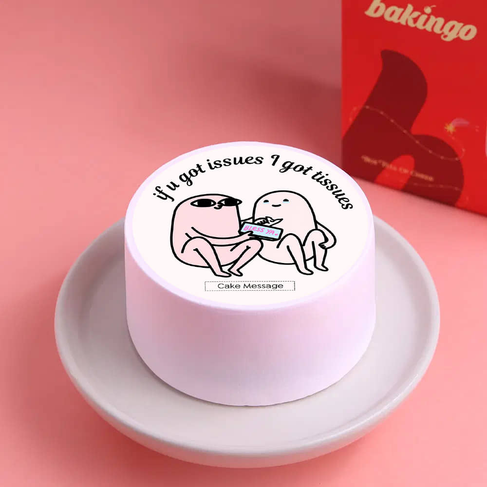 Emotional Support Bestie Bento Cake