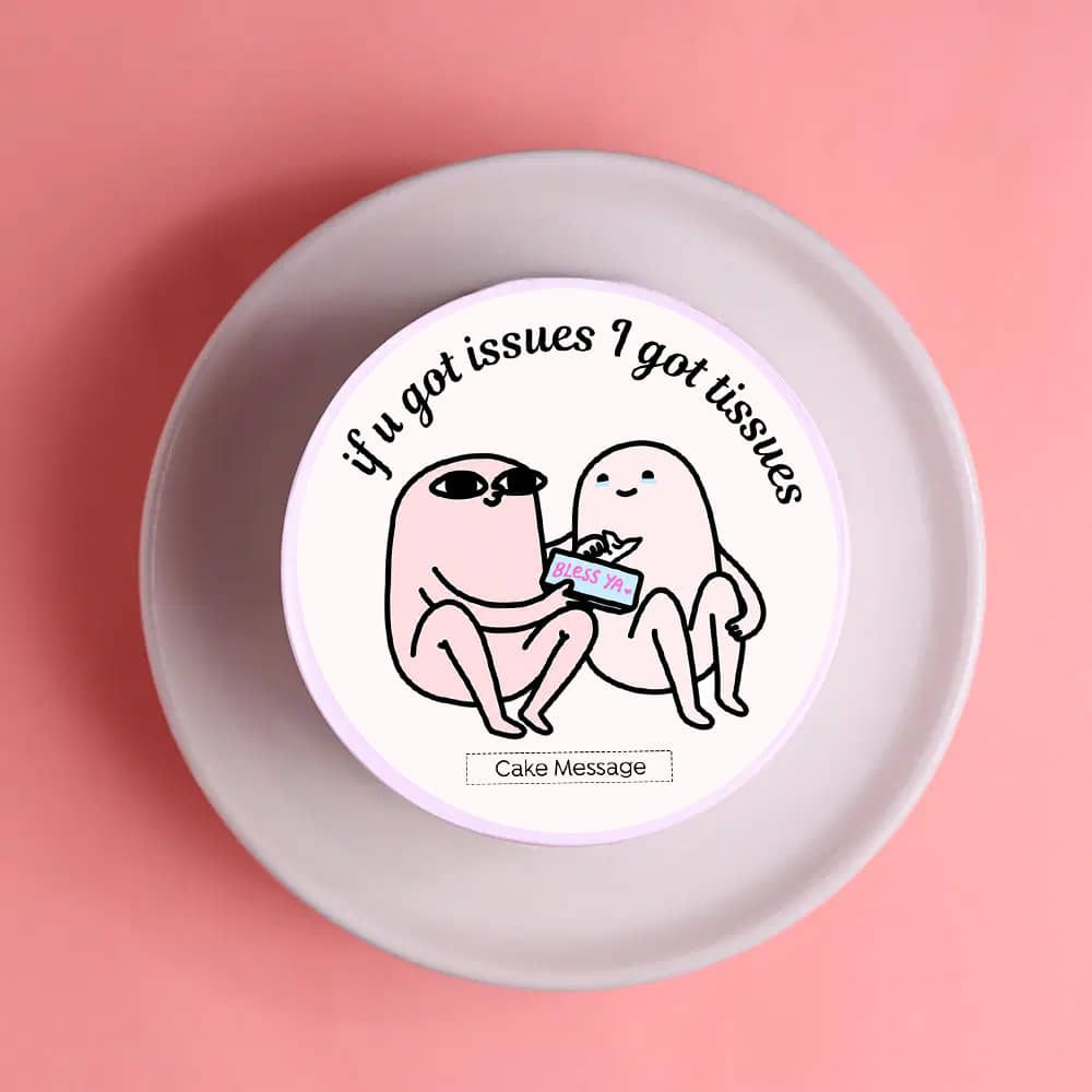 Emotional Support Bestie Bento Cake