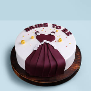 Bride-to-Be Themed Cake Bride-to-Be Themed Cake