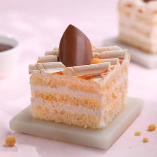Front View of Classic Butterscotch Pastry