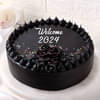 Dark Chocolate Cake for New Year 