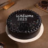 Dark Chocolate Cake for New Year 