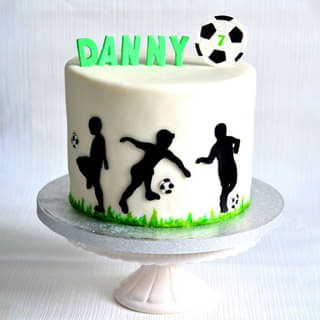Buy Enchanting Soccer Theme Cake Online