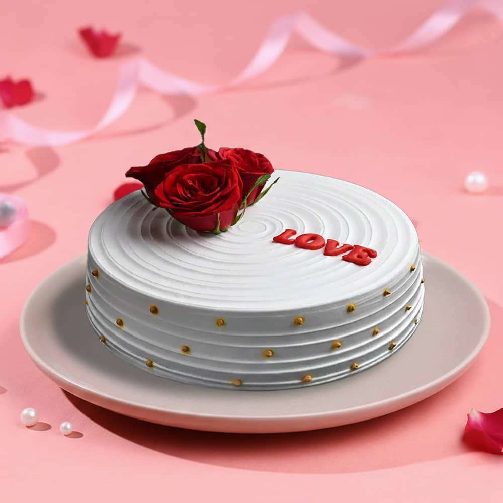Love N Rose Cake