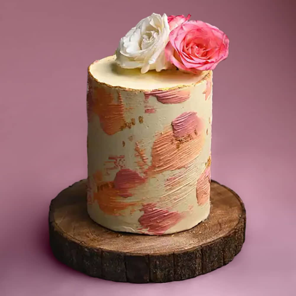 Ethereal Wedding Floral Dream Cake