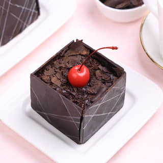 Front View of Black Forest Pastry