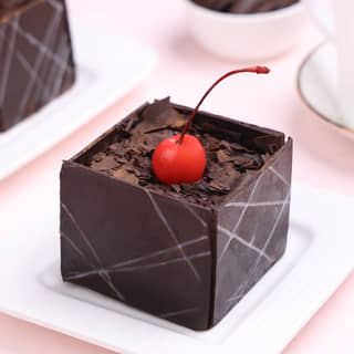 Top View of Black Forest Pastry