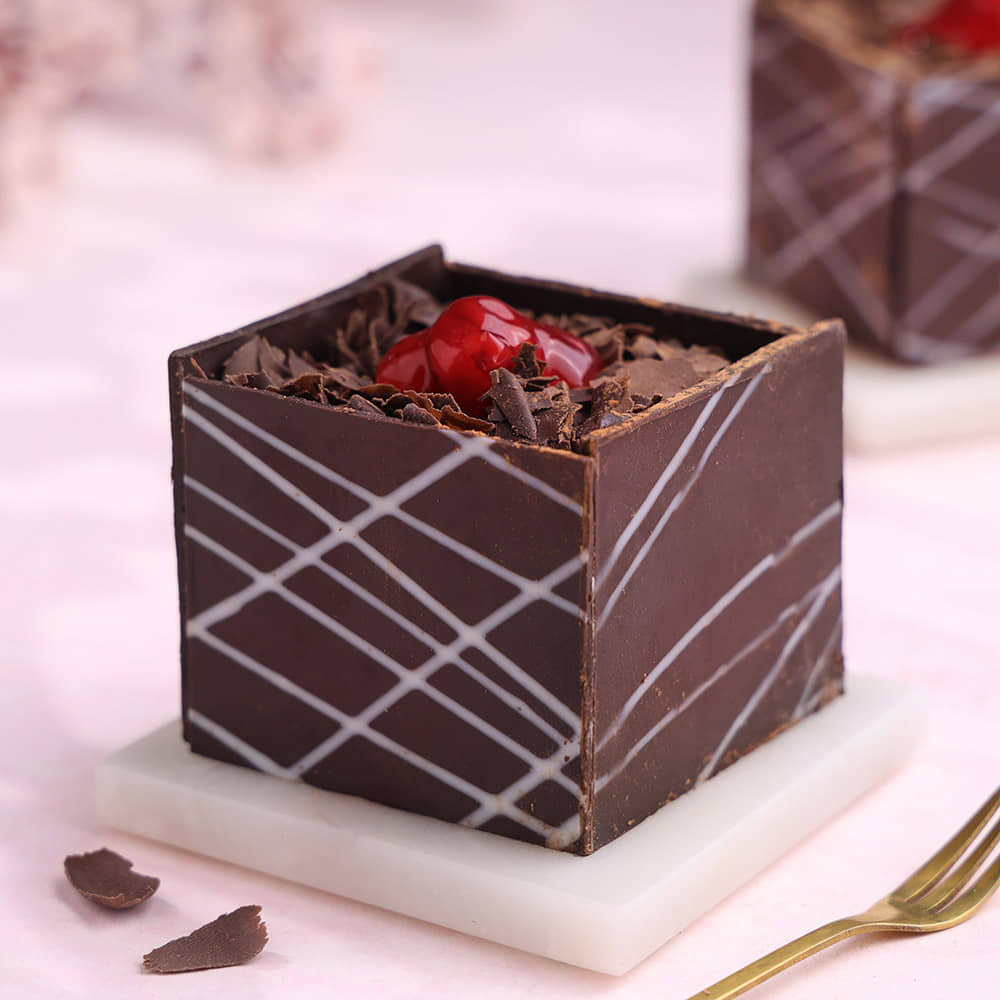 Top View of Black Forest Pastry