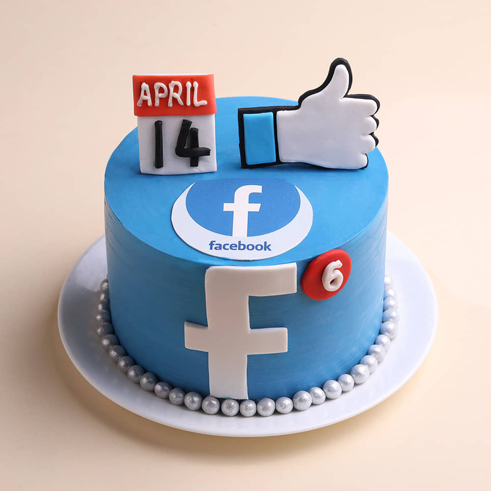 Facebook Like Icon Cake