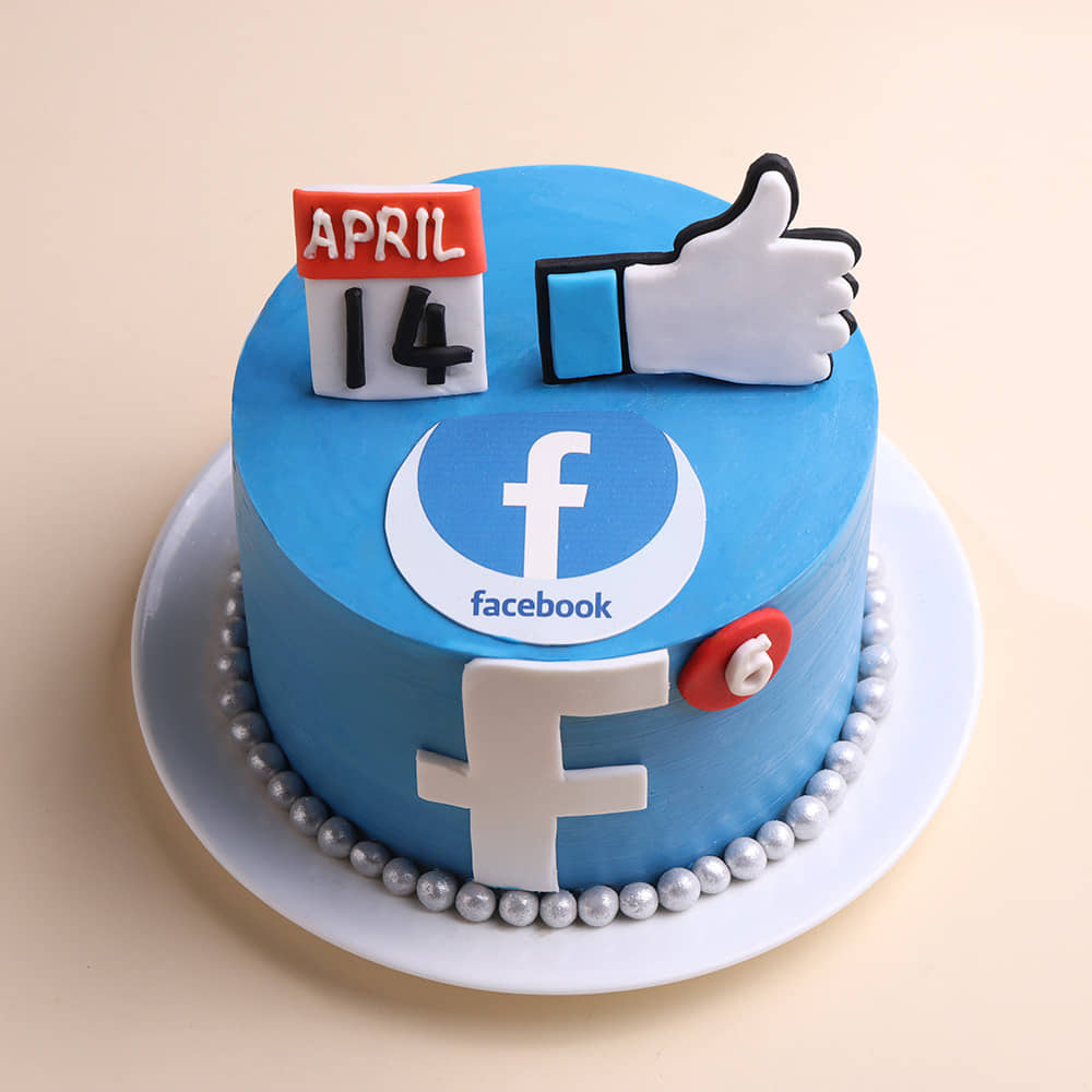 Facebook Like Icon Cake
