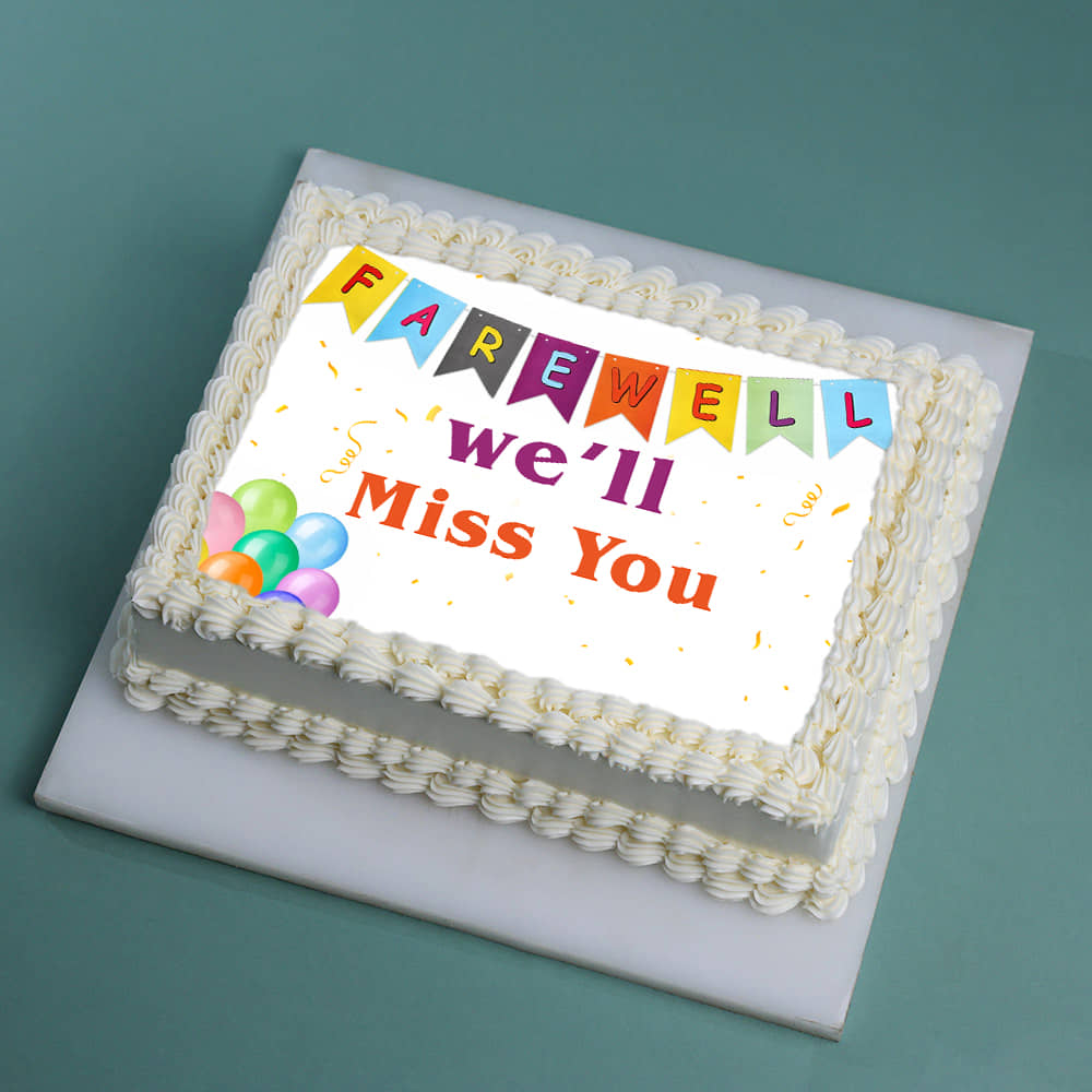 Farewell Celebration Corporate Cake