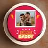 Super Daddy Photo Cake