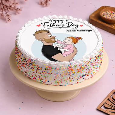 Daddys Girl Fathers Day Cake Father Day Cream Cake