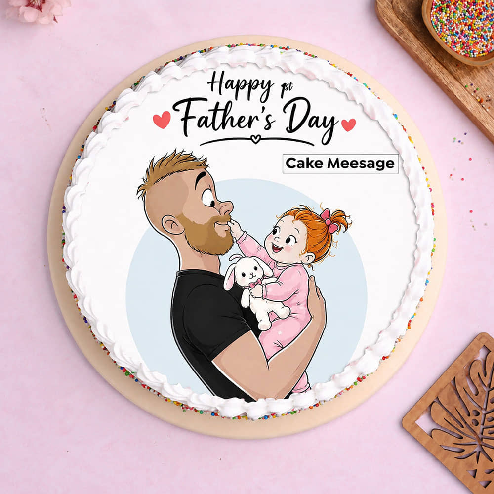 Daddys Girl Fathers Day Cake