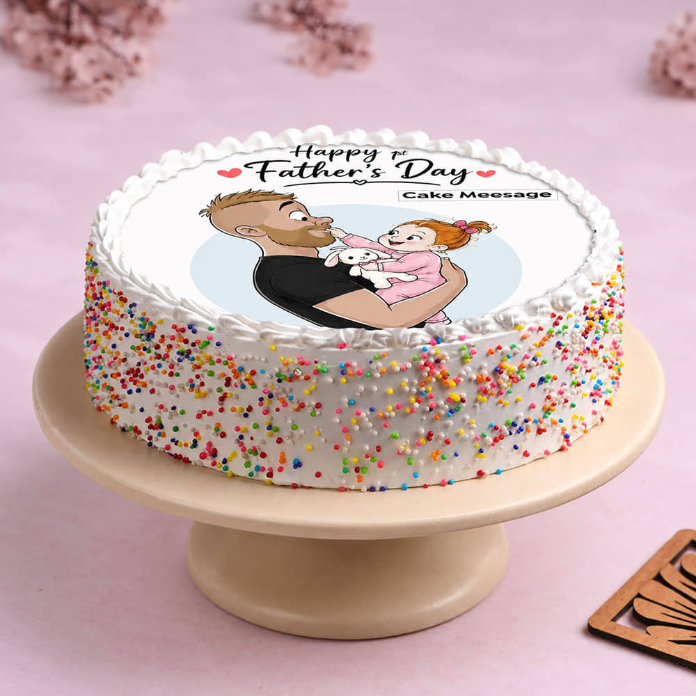 Daddys Girl Fathers Day Cake