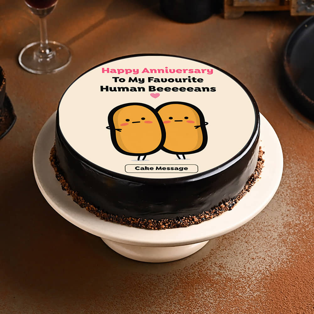 Fav Human Beans Anniversary Cake