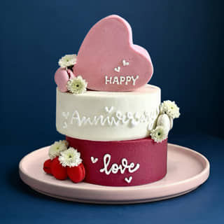 First Anniversary Love Cake First Anniversary Love Cake