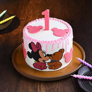 First Birthday Minnie Cake