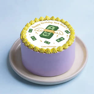 Flying Money Birthday Bento Cake