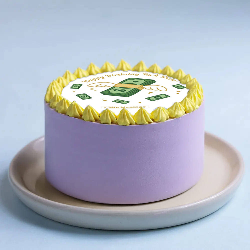 Flying Money Birthday Bento Cake