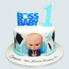 Fondant Boss Baby Birthday Cake