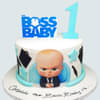 Fondant Boss Baby Birthday Cake