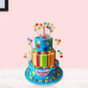 Fondant Carnival Vibrant Tier Cake