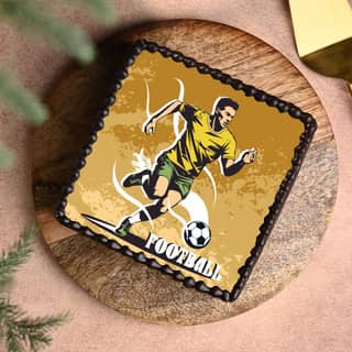 Football Fever Photo Cake