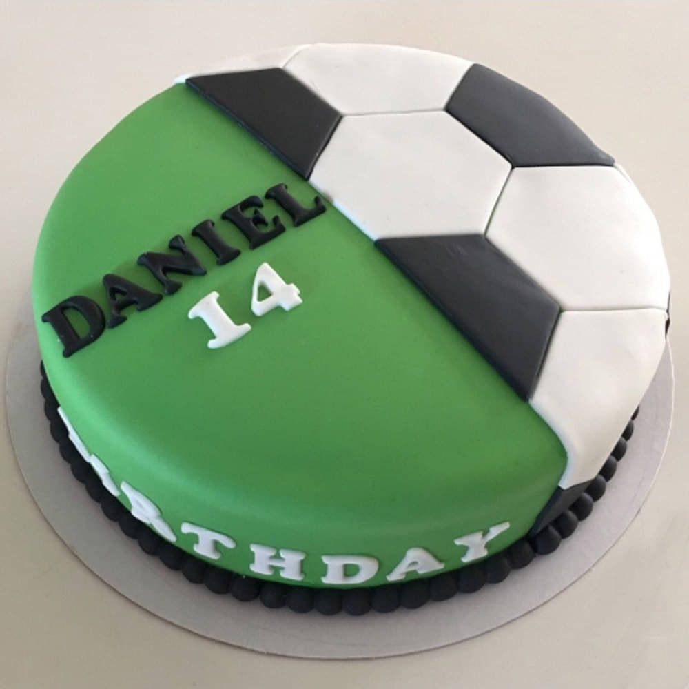 Football Pitch Themed Cake Per Kg Fourteen Thousand