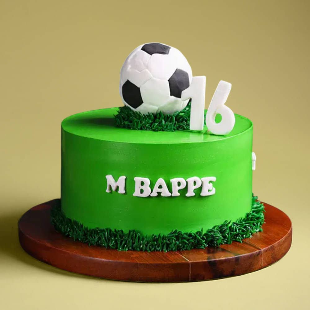 Mbappe Fan Football Cake