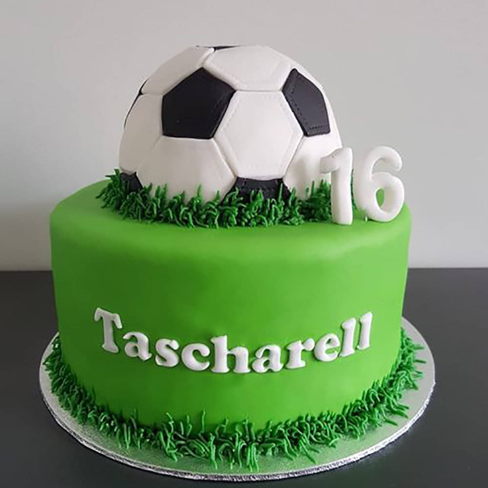 Soccer Ball Cake Tutorial (Football Cake) - YouTube
