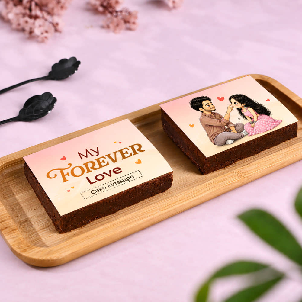 Forever Love Chocolate Walnut Brownie Duo