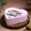 Forever Love Heart Photo Cake